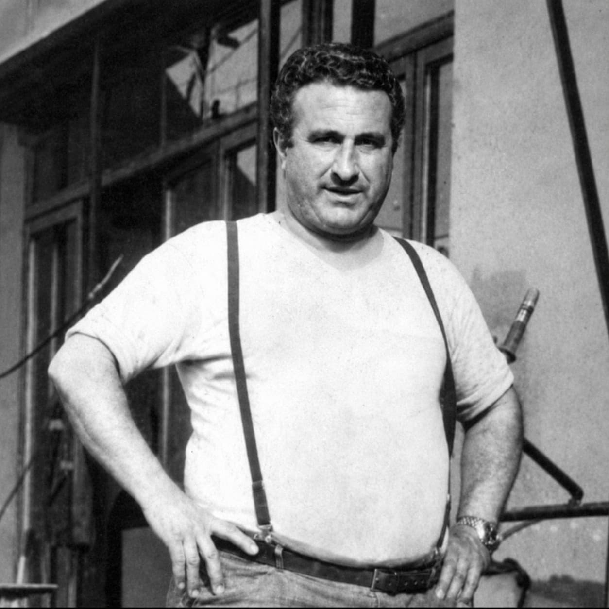 Il fondatore di Di Riso Teloni negli anni '50, agli inizi dell'attività